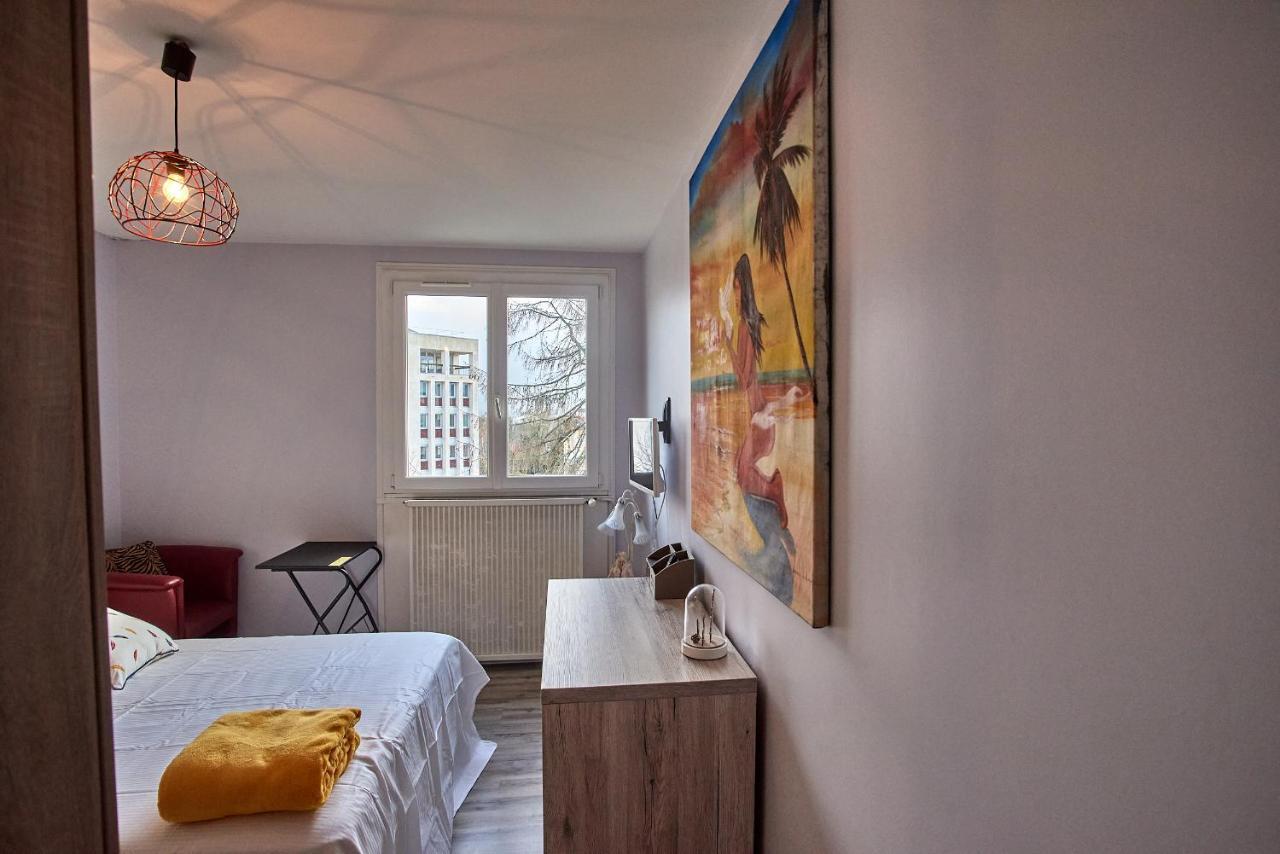 Chambres A Louer Dans Appartement Balcon - Wifi - Parking Gratuit Nevers Ngoại thất bức ảnh
